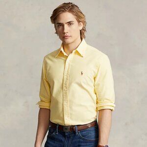 Ralph Lauren Yellow Polo Shirt 14 1/2" neck 32" sleeve